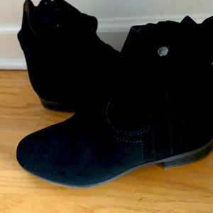 suede Frye booties